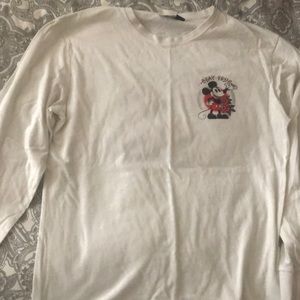 Long sleeve Mickey Mouse shirt.